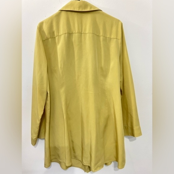 Soft Surroundings asymmet.crossover wrap button closure adjustable sleeves. XL - Picture 4 of 9